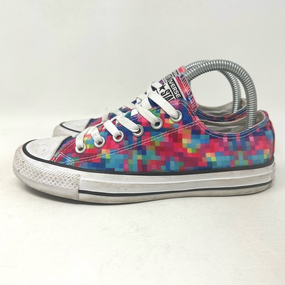 Converse Chuck Taylor All Star Sneaker Multicolor Square Womens 6 - Picture 4 of 8